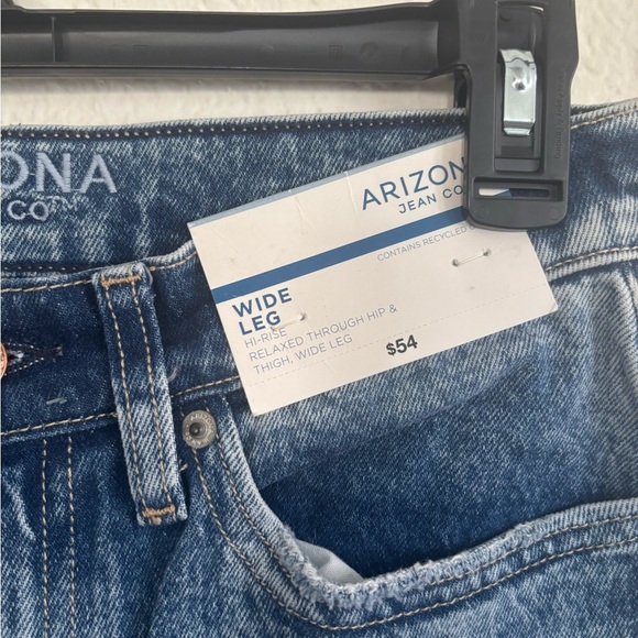 Arizona Jean Company Women's Denim Wide-Leg Jeans - Picture 3 of 13